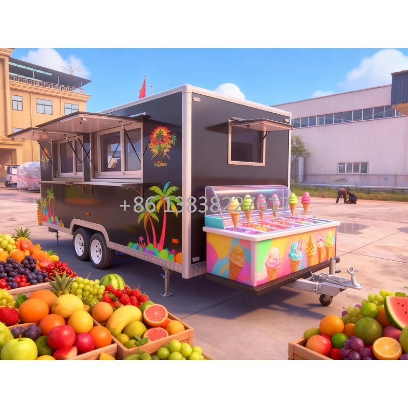 Coffee And Tea Bar - Mobiele opvouwbare bar foodtruck met complete