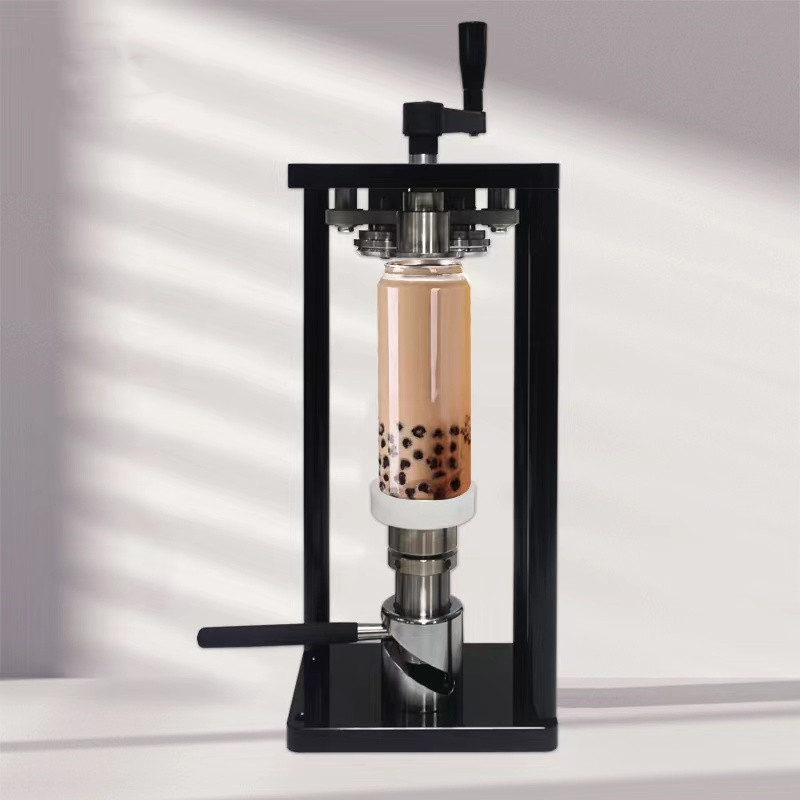 Coffee Tea Van - 15S Draagbare Buitenhandmatige Roterende Blik Seamer