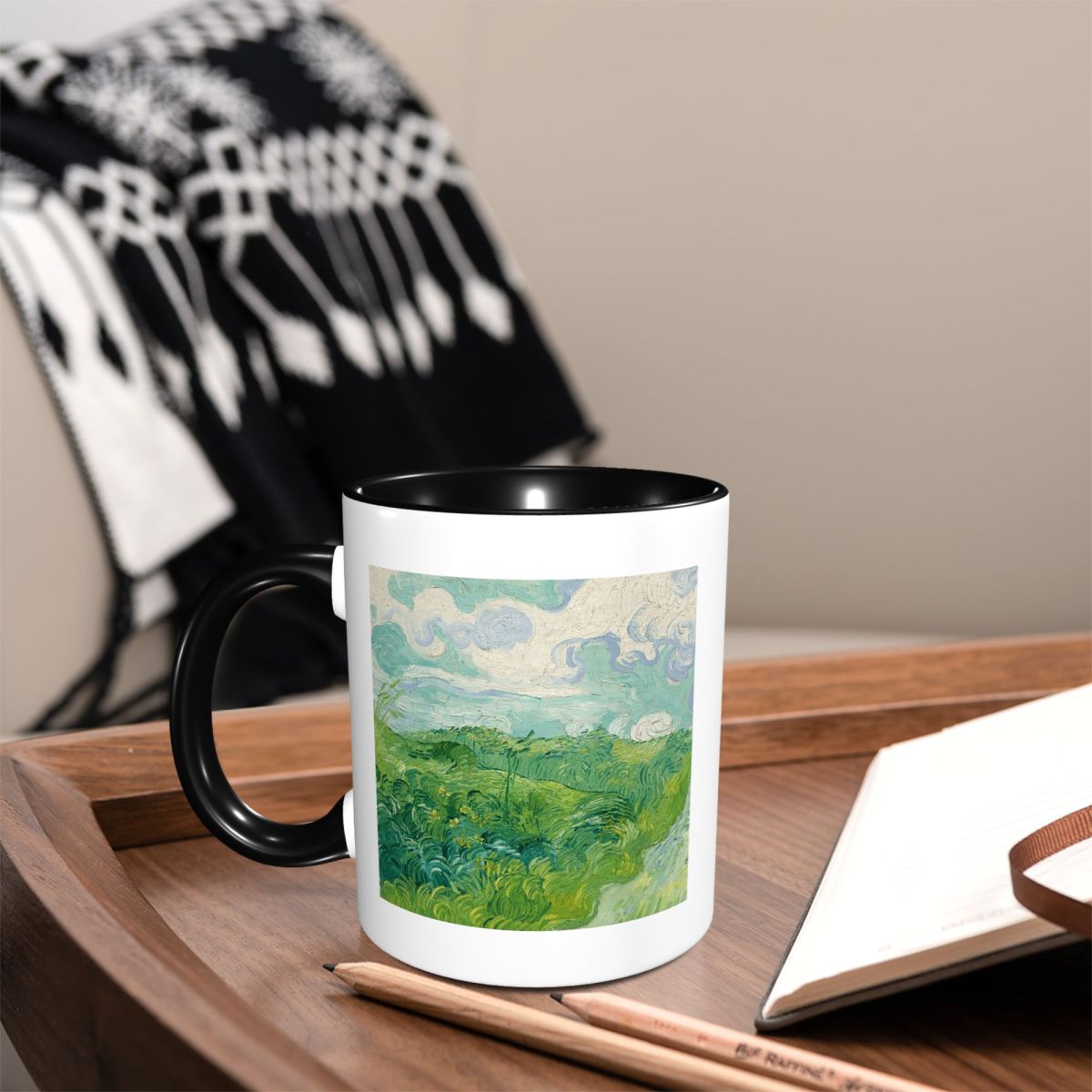 Coffee Tea Van - Groene Tarwevelden, Auvers, Vincent Van Gogh