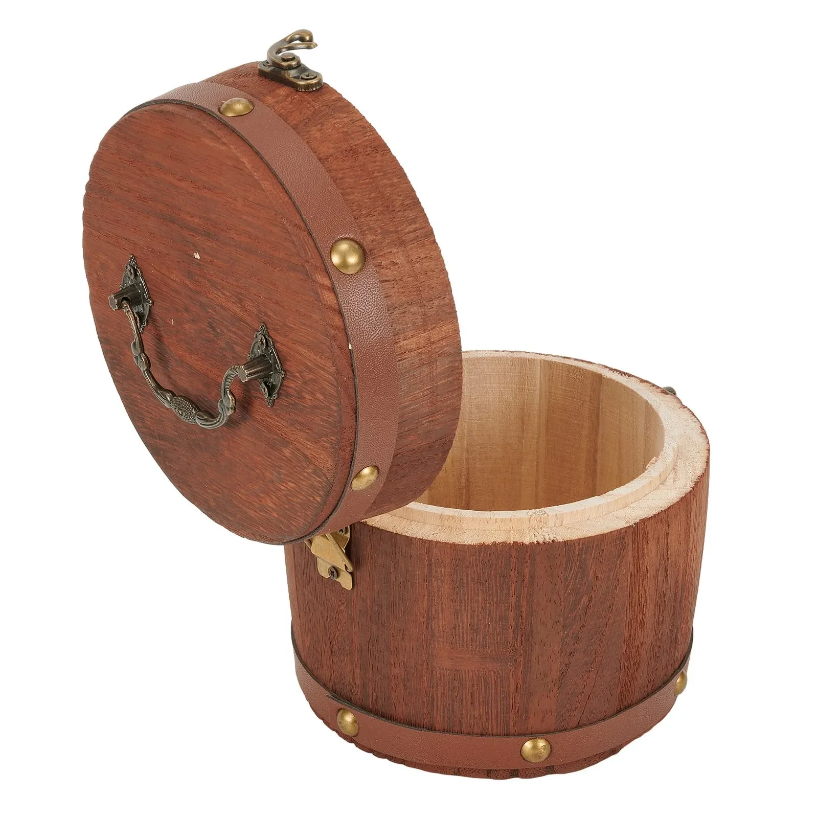Coffee Tea And Bean Leaf - 1 Pc Draagbare Thee Houten Vat