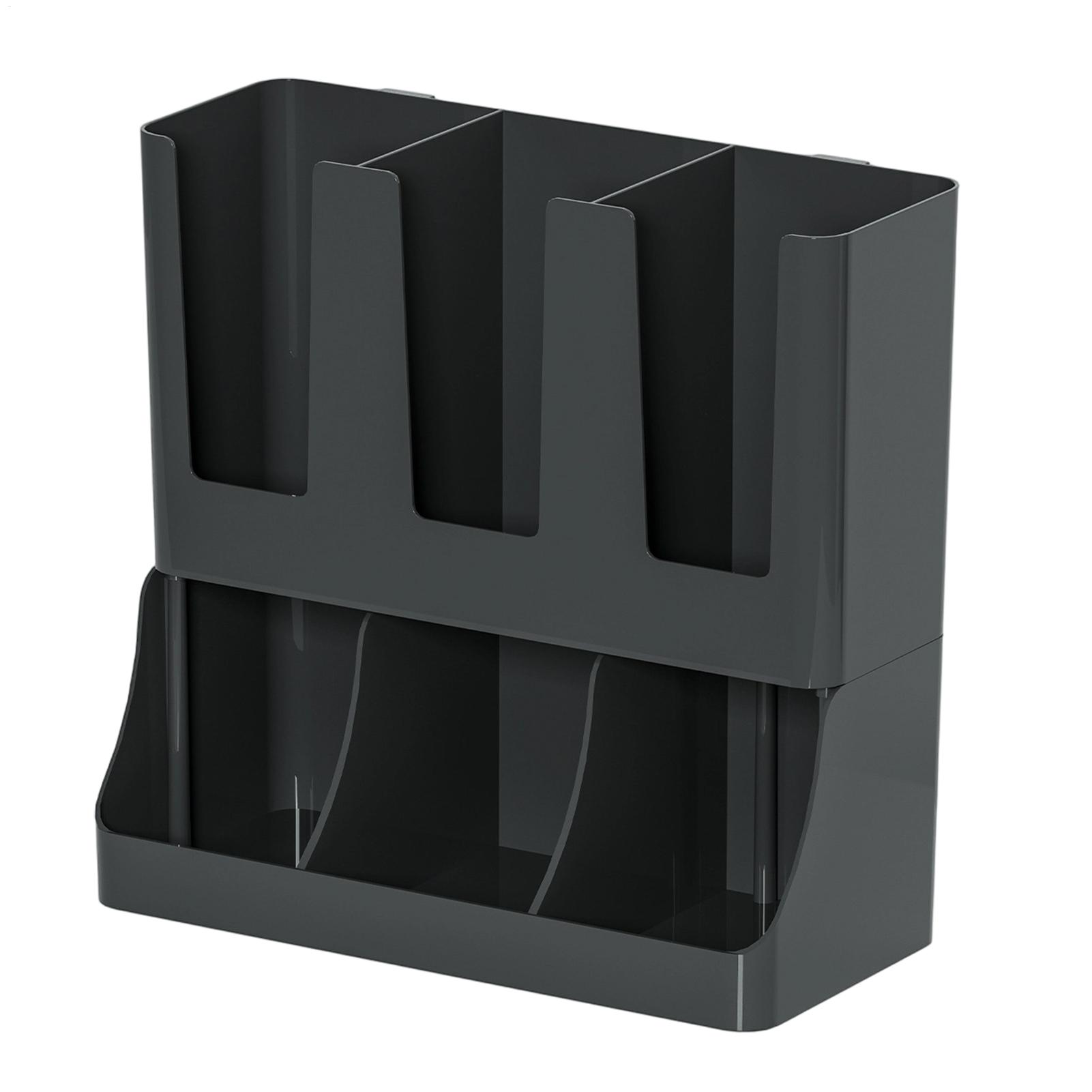 Tea Coffee Set Up - Koffiecentrum met 6 compartimenten, aanrechtbladhouder, koffiezetstation,