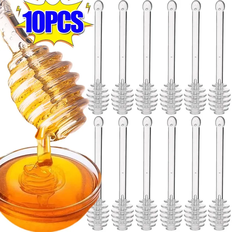 Coffee And Tea Bar - 10/1PCS Glazen Honingdipper Sticks Jam Saus