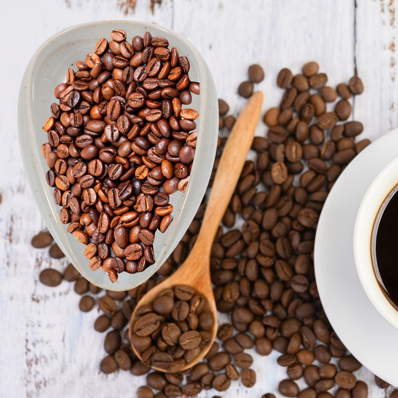 Keramische koffiebonenbak Huis - Coffee Tea And Bean Leaf recensie en prijs