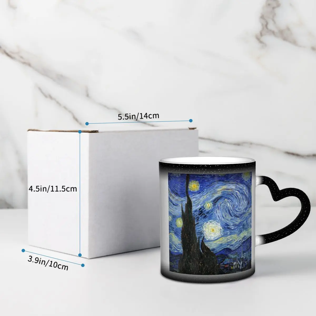Van Gogh mok grappige keramisc - Coffee Tea Van recensie en prijs