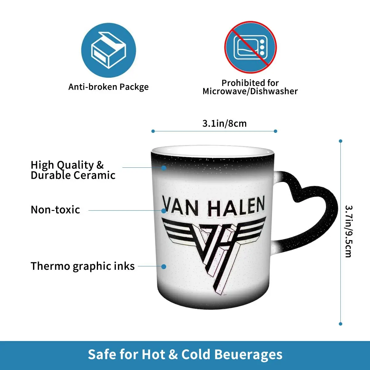 Van Halen 5150 Logo Mok Grappi - Coffee Tea Van recensie en prijs
