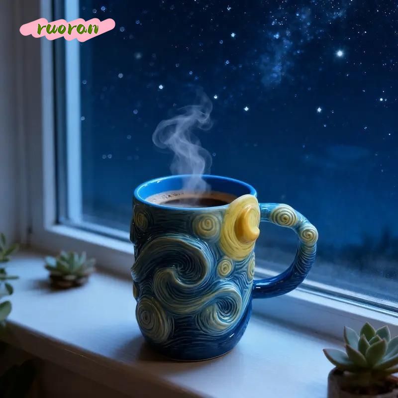 Van Gogh Sterrennacht Mok Crea - Coffee Tea Van recensie en prijs