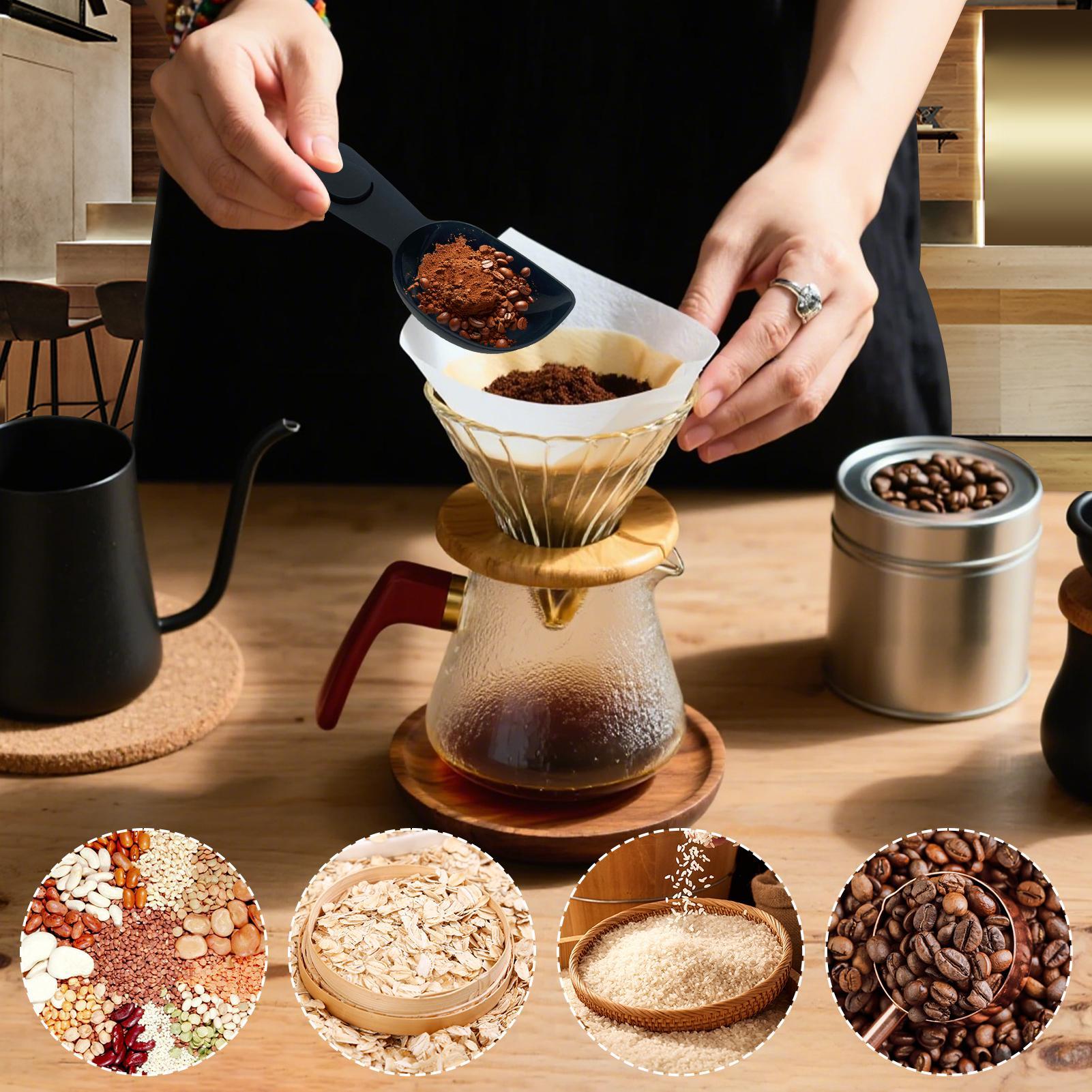 Koffieschep met clip Multifunc - Coffee Tea And Bean Leaf recensie en prijs